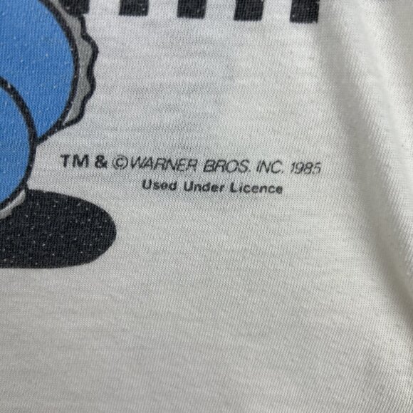 Vintage 1985 Bugs Bunny & Lola Adorable Kids Shirt Size 12 Looney Toons - Picture 3 of 8